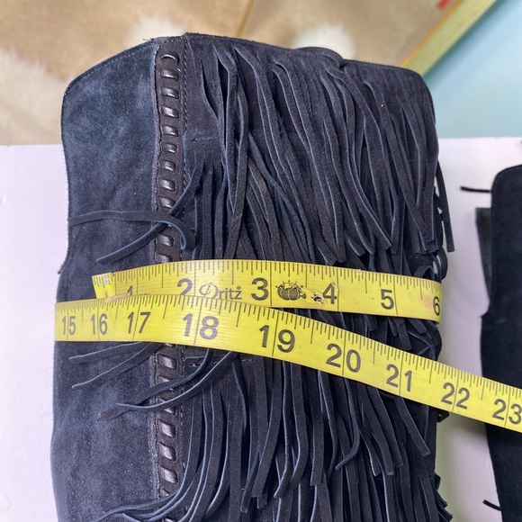 Steve Madden Maraka Fringe Tall Boots size 8 - Picture 7 of 13